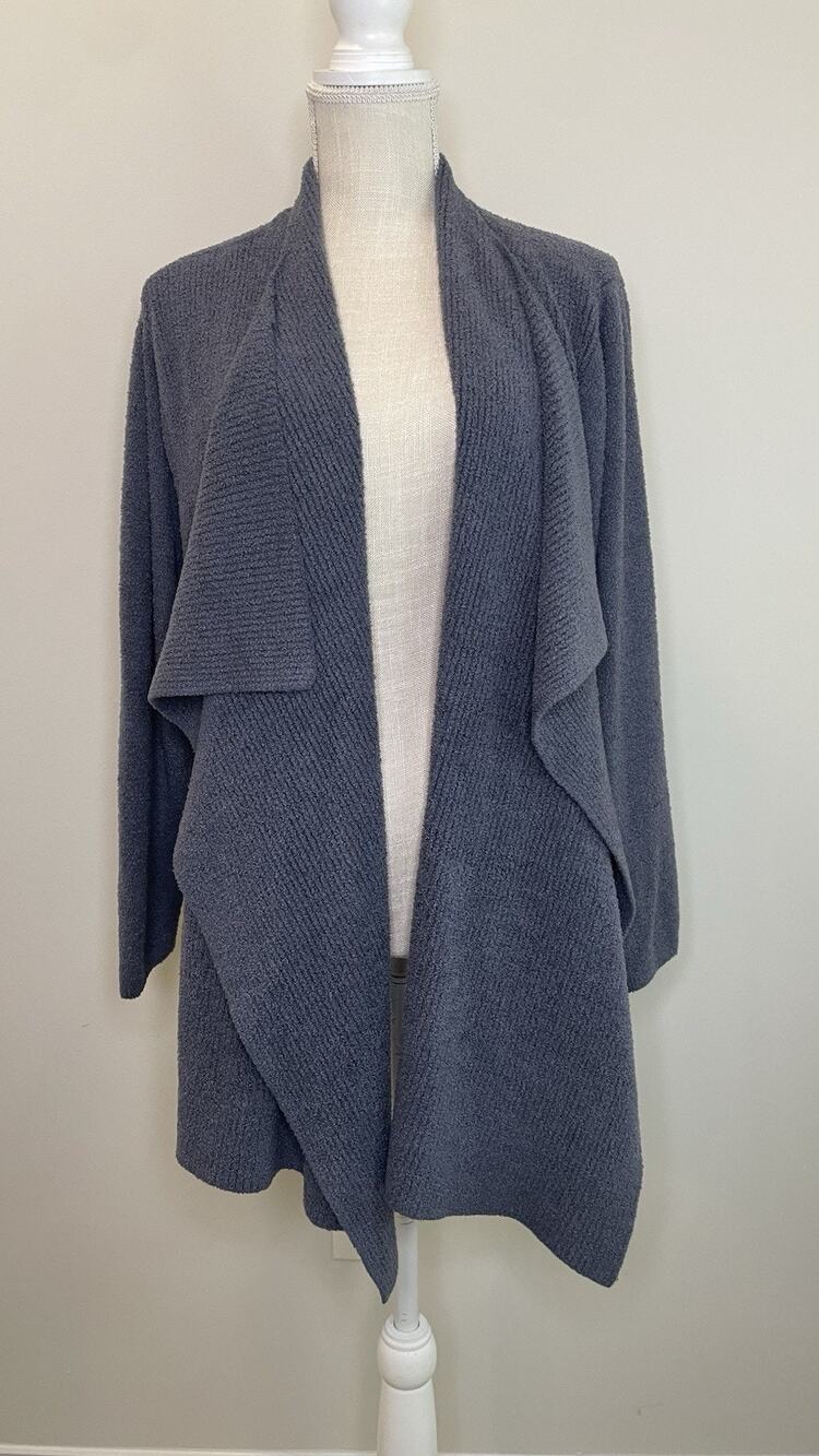 Barefoot Dreams Petite CozyChic Lite Ribbed Island Wrap Cardigan A670477 3X